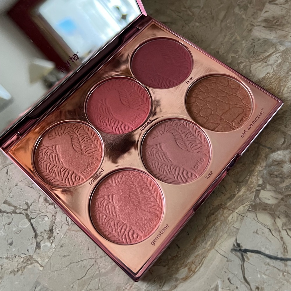Tarte Precious Gems Blush Palette - Rich Pink and Warm Brown